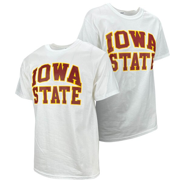 Champion® Iowa State Stacked White T-Shirt